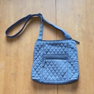 Vera Bradley Gray Quilted Crossbody Bag